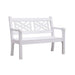 Winawood Speyside 2 Seater Bench 1216mm White