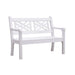Winawood Speyside Bench- 2 seater white chair