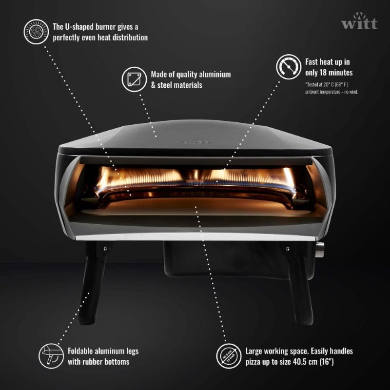 Witt Etna Fermo Gas Powered Pizza Oven 16"