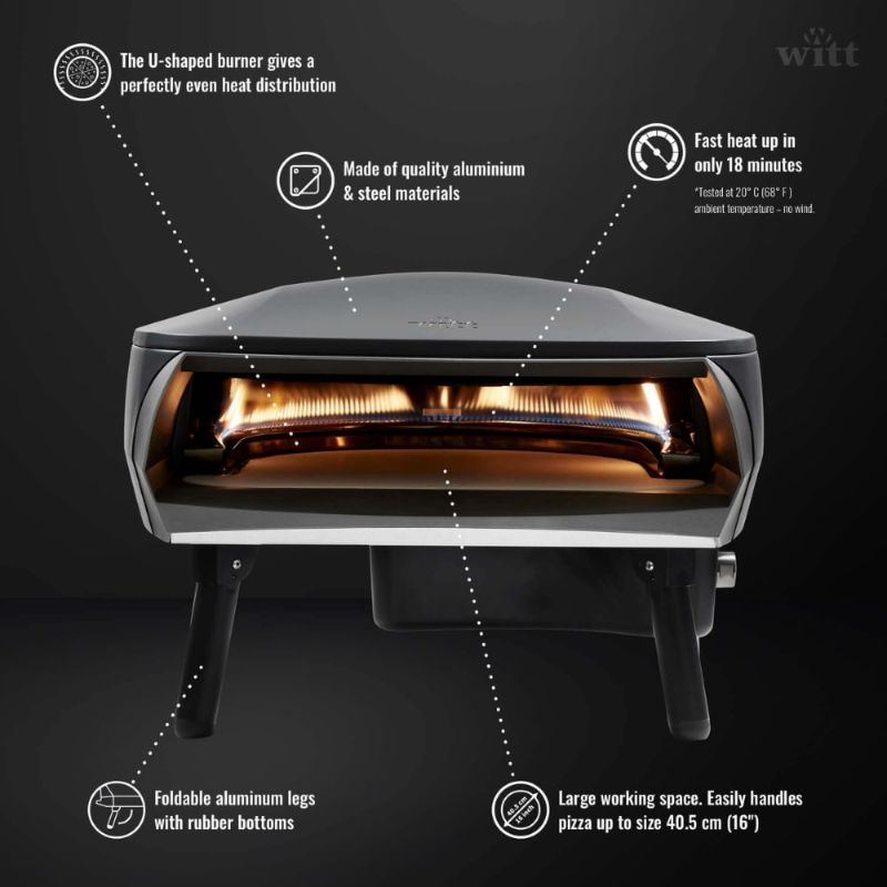 Witt Etna Fermo Gas Powered Pizza Oven 16"