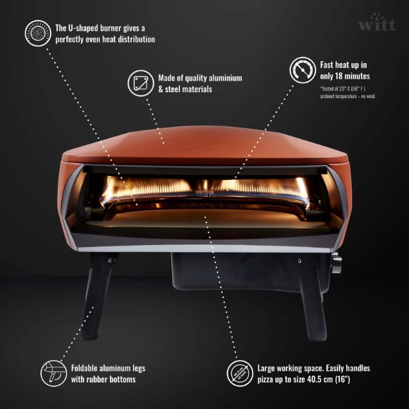 Witt Etna Fermo Gas Powered Pizza Oven 16"