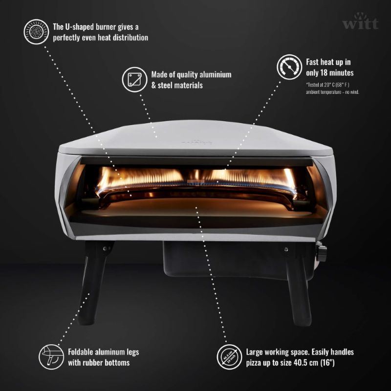 Witt Etna Fermo Gas Powered Pizza Oven 16"