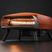 Witt Etna Rotante Gas Powered Pizza Oven with Twin Burner & Rotating Stone 16" - front view of Orange Oven