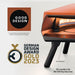 Witt Etna Rotante Gas Powered Pizza Oven with Twin Burner & Rotating Stone 16" - Award winning Design Orange