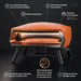 Witt Etna Rotante Gas Powered Pizza Oven with Twin Burner & Rotating Stone 16" -  labelling of orange oven