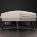 Witt Etna Rotante Gas Powered Pizza Oven with Twin Burner & Rotating Stone 16" - rear view of stone oven