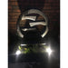 Wagon Wheel Fountain Medium Charcoal featuring-LED-lights
