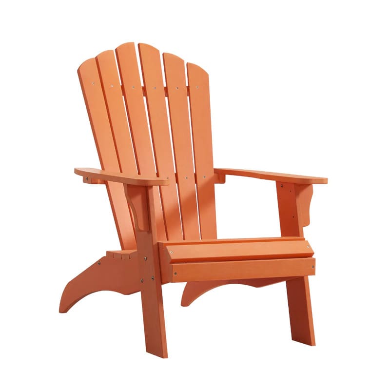Winawood Adirondack Armchair-Sunset orange on a white background