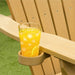 Winawood Adirondack Armchair- chair cup holder.