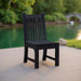 Winawood-Sandwick-SideChair-Charcoal grey chair in a garden