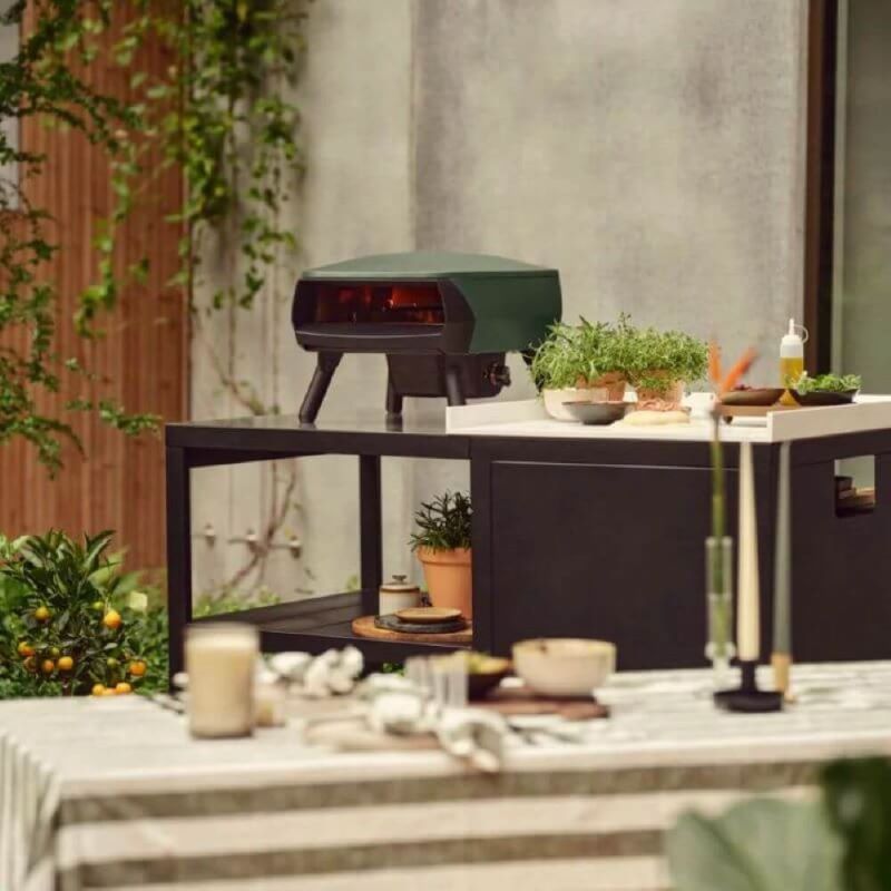 Witt Piccolo Pizza Oven Green Lifestyle