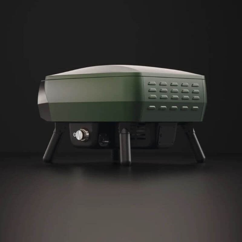 Witt Piccolo Rotante Gas Powered Pizza Oven with Rotating Stone 13 Green