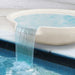 Wok With Spillway Water Fountain Matte White Wok with Spillway