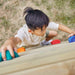 Wooden Lookout Tower Kid climbing on the Wall