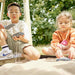 Children playing on Sang