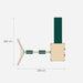 Wooden Lookout Tower With Swings Dimensions