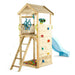 Wooden Lookout Tower back view on White Background