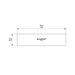 XL900 Burner Cover Dimensions
