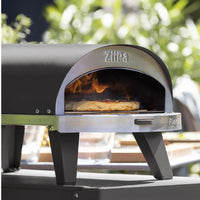 ZiiPa Piana Gas Fired Pizza Oven with-Rotating Stone Slate Lifestyle