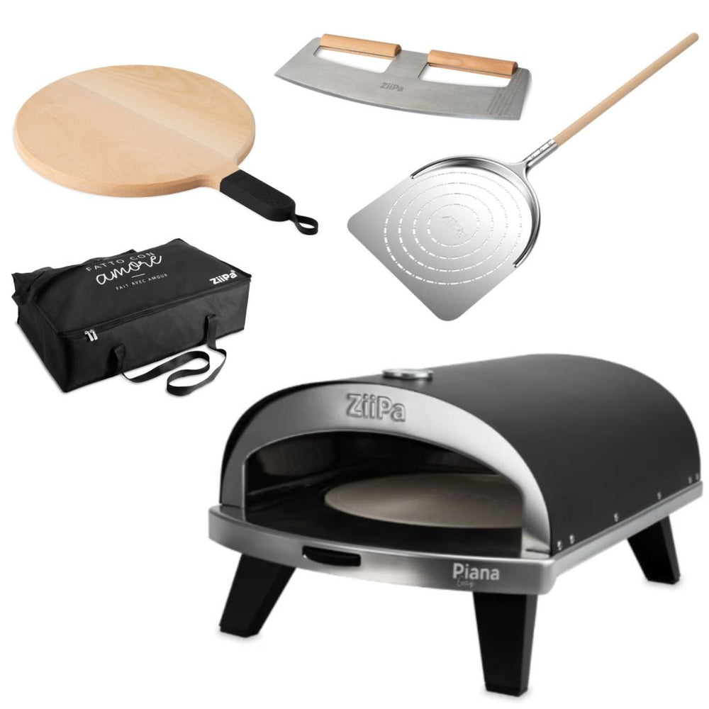 ZiiPa Piana Gas Fired Pizza Oven Deluxe Bundle