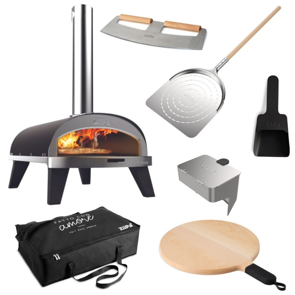 ZiiPa Piana Wood Pellet Pizza Oven Deluxe Bundle