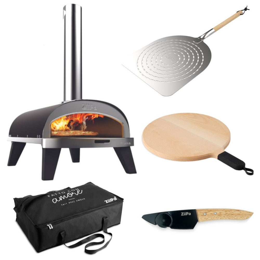 ZiiPa Piana Wood Pellet Pizza Oven Starter Bundle