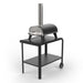 Oven on top the Vallone garden trolley with shelf