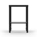 Vallone Garden trolley with shelf side view
