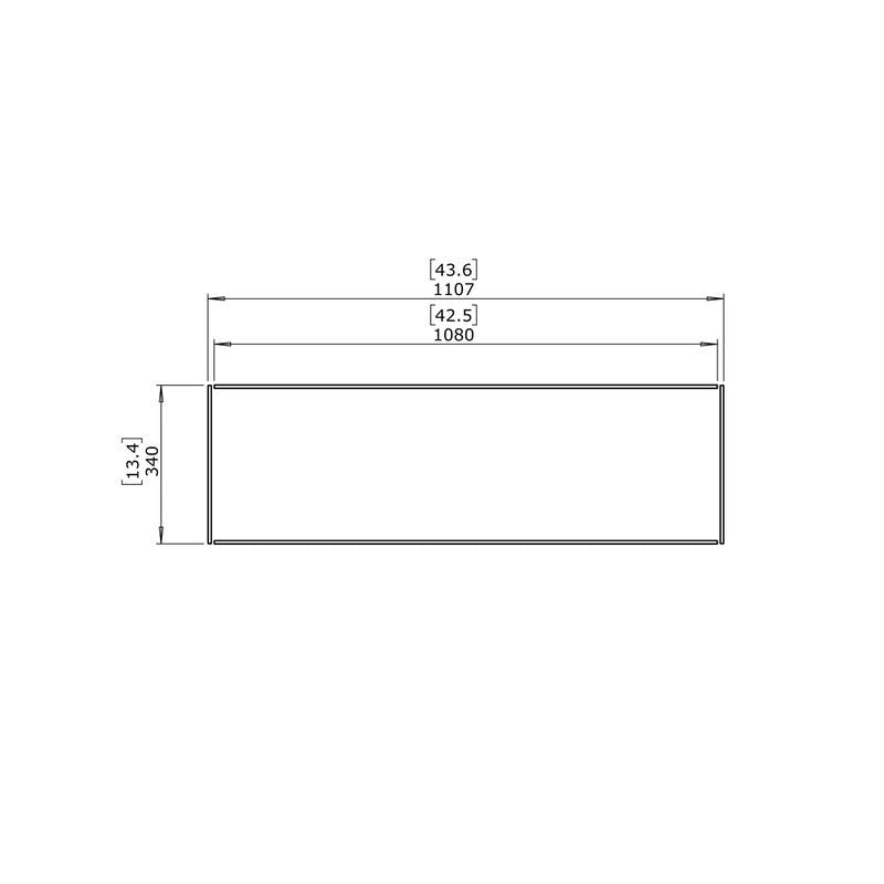 Ecosmart Fire L1080 Fireplace Screen Top