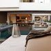 Ecosmart Fire Stix in stainless Steel lifestyle outdoor lounge