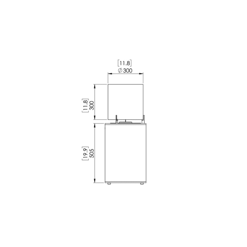 EcoSmart Fire Pop 3T Designer Fireplace