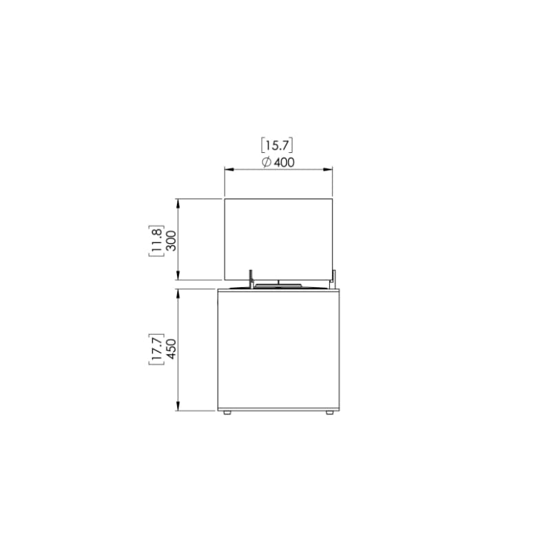 EcoSmart Fire Pop 8L Designer Fireplace