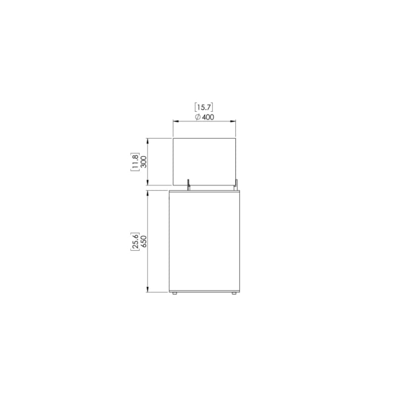 EcoSmart Fire Pop 8T Designer Fireplace