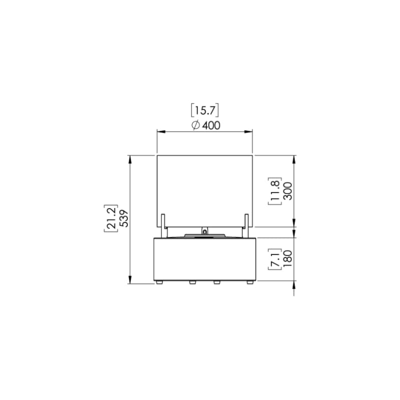 EcoSmart Fire T-Lite 8 Designer Fireplace