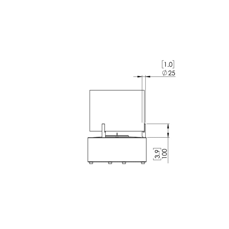 EcoSmart Fire T-Lite 8 Designer Fireplace